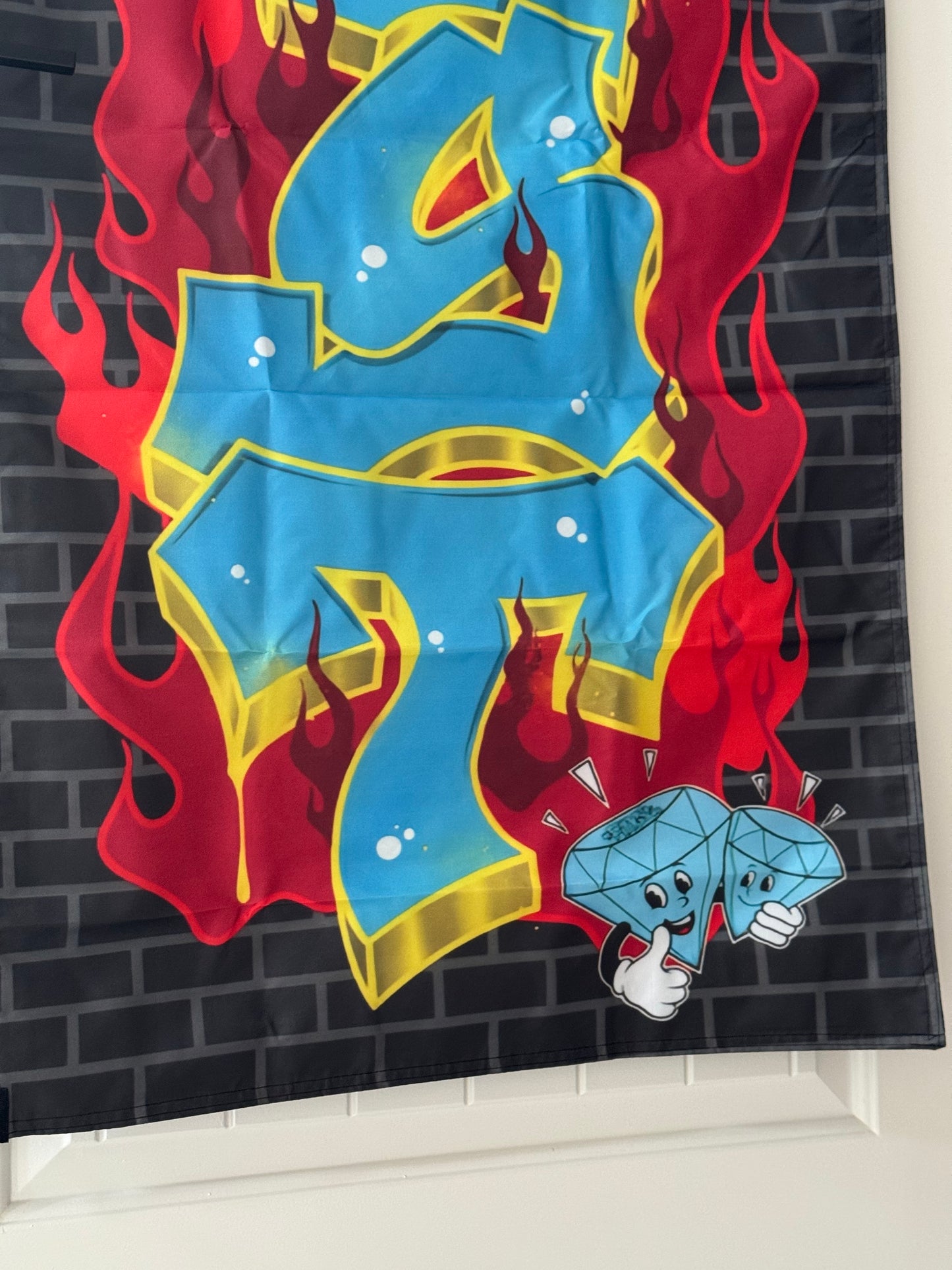 Finest "Brick by Brick" Nobori Flag