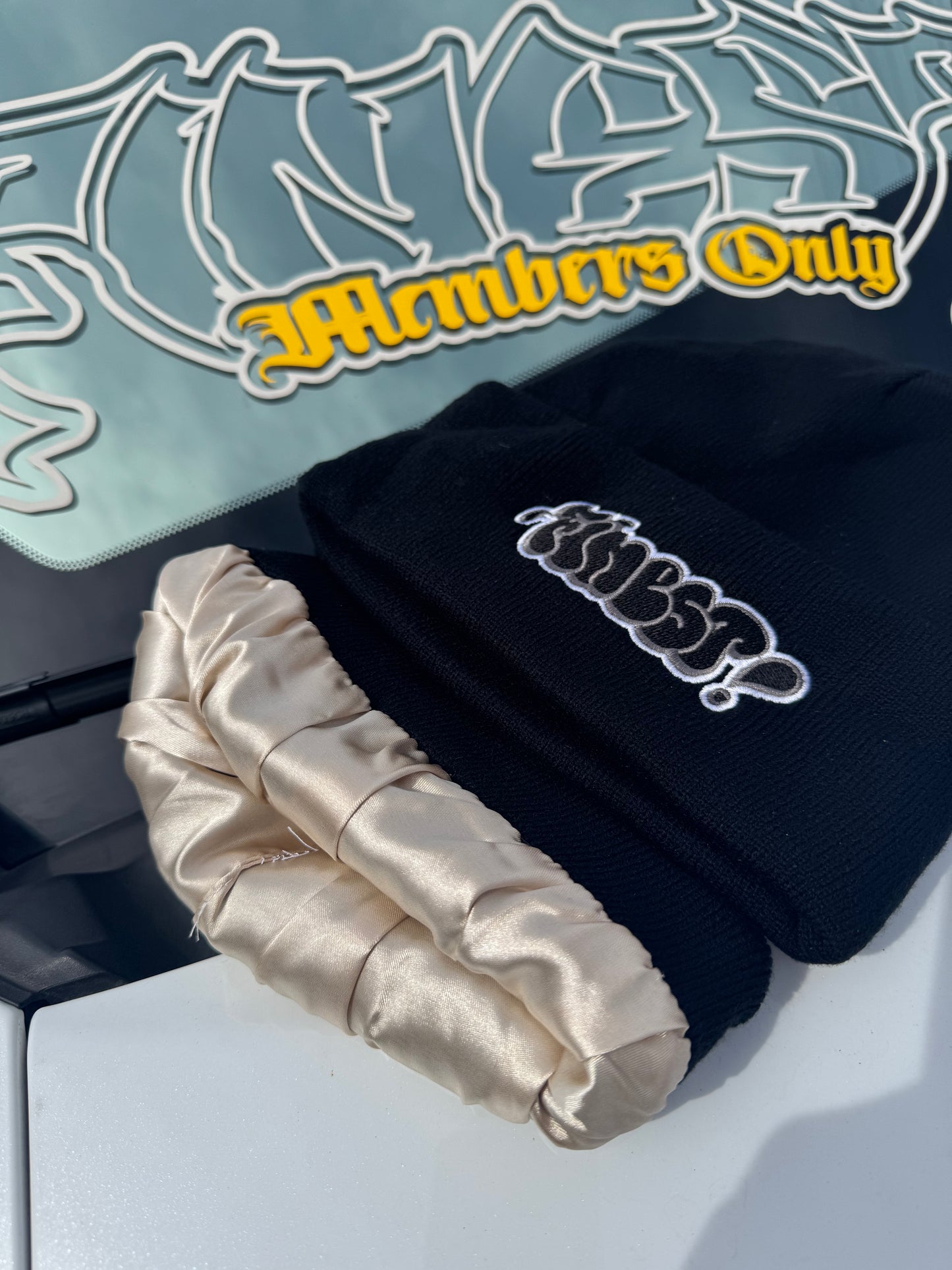 Finest Embroidered Graffiti Beanie