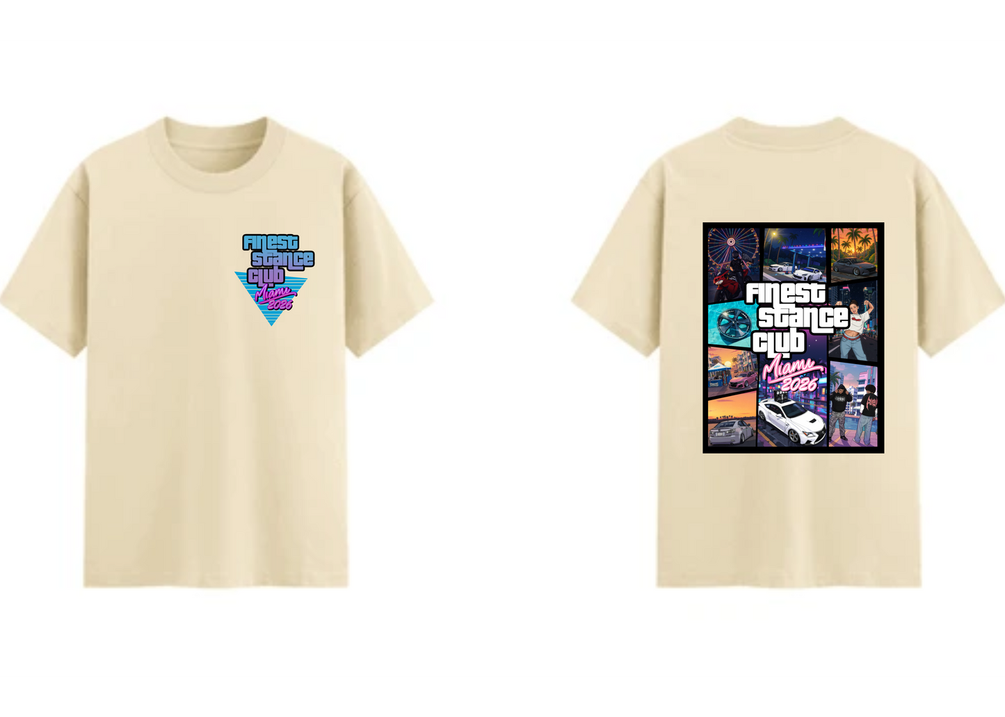 Finest In Miami Graphic Tee Shirt