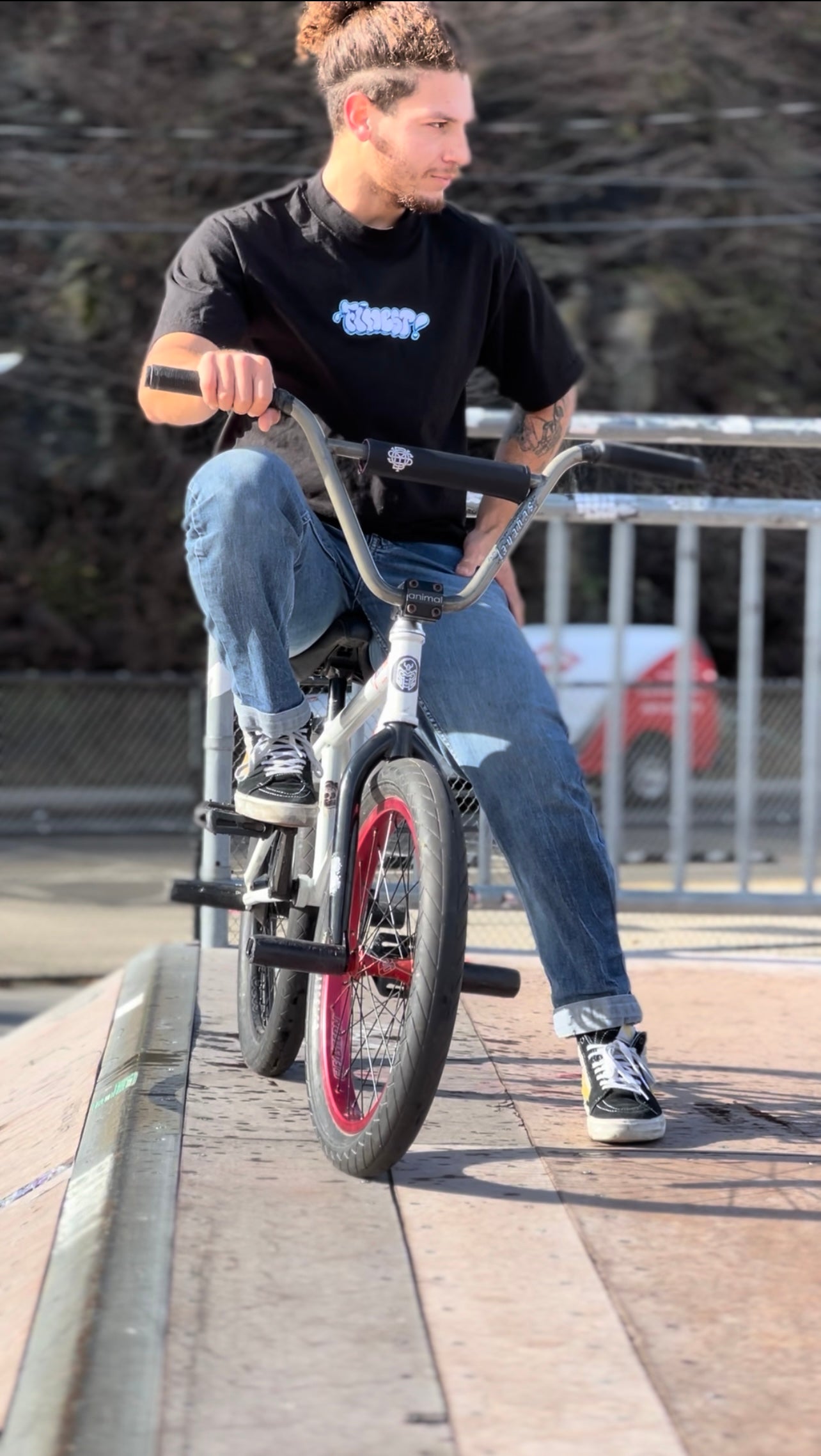 Finest Embroidered Graffiti Shirt