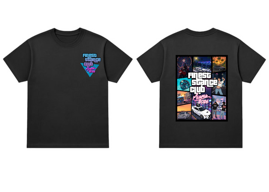 Finest In Miami Graphic Tee Shirt